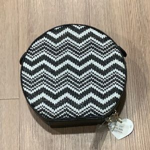 TT: Black and White Boho Accessory Case